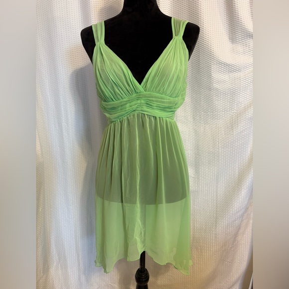 Victoria’s Secret mint green sheer chemise nightgown size large - Picture 7 of 7